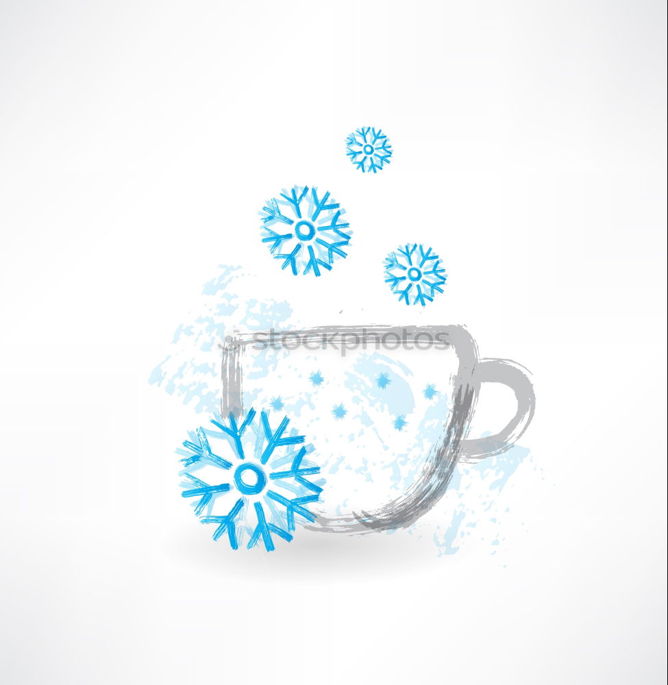 Similar – Christmas candy in the cup with snowflakes