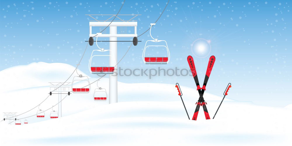 Similar – Image, Stock Photo ascent Winter Snowboard