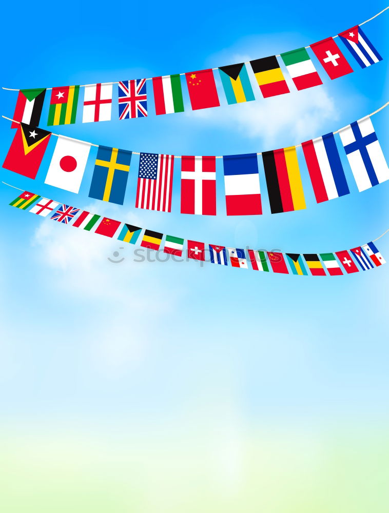 Similar – Image, Stock Photo EU Cloudless sky Sign Flag