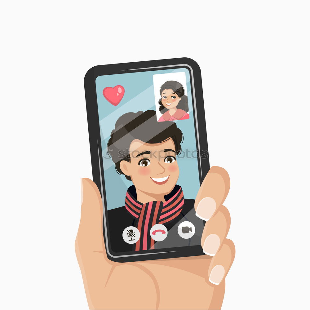 Similar – Image, Stock Photo Online Dating Style Design